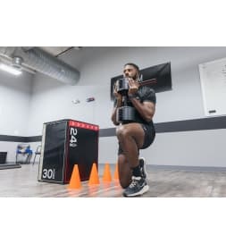 An athlete working through a performance exercise at ECM Sports